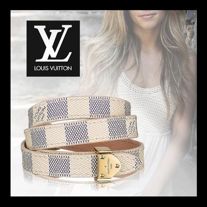 Louis Vuitton DAMIER Bangles Casual Style Elegant Style Bracelets 