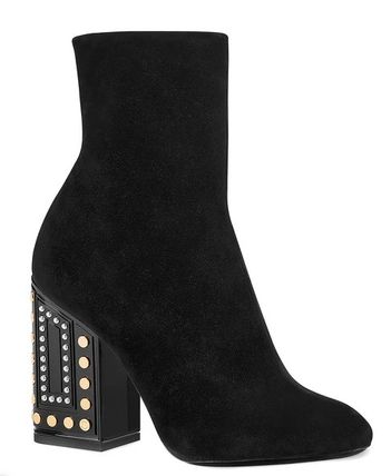 Louis Vuitton 2020 21AW Leather Block Heels High Heel Boots 