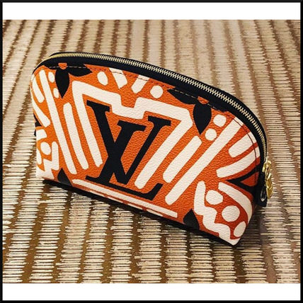 Louis Vuitton MONOGRAM 2020 21AW Monogram Canvas Logo Pouches  Cosmetic Bags M45475 