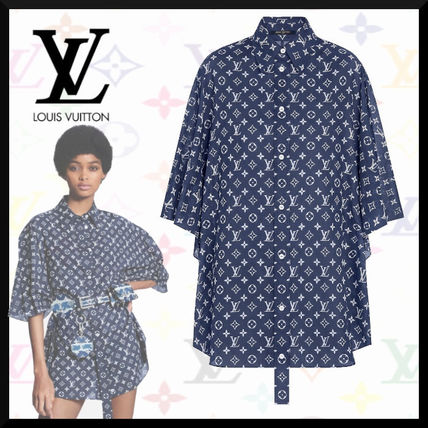 Louis Vuitton MONOGRAM Lv Escale Tunic Blouse 1A7SJS 
