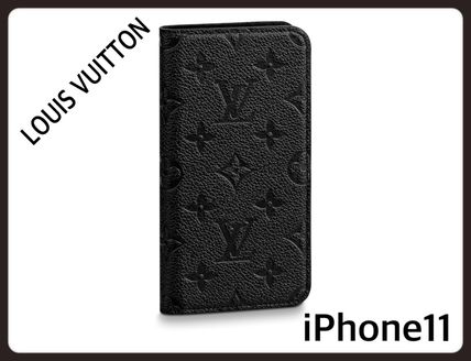 Louis Vuitton MONOGRAM EMPREINTE Monogram Leather Logo iPhone 11 Smart Phone Cases M69709 