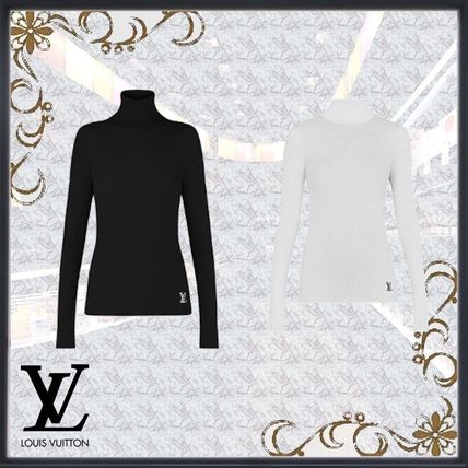 Louis Vuitton 2020 21AW Casual Style Wool Silk Long Sleeves Plain Medium High Neck 1A4PHC 1A4PH5 