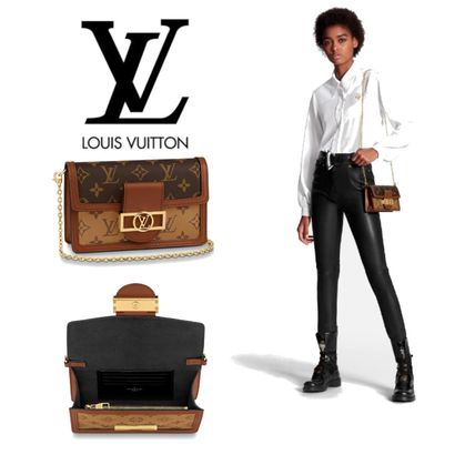 Louis Vuitton Monogram Casual Style Canvas Street Style 2WAY Chain Leather M68746 