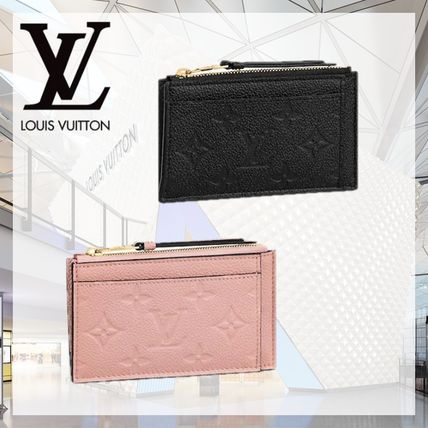 Louis Vuitton Plain Leather Logo Coin Cases M68339 M67853 