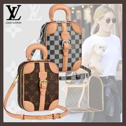 Louis Vuitton DAMIER 2020 21AW Monogram Casual Style Unisex Street Style 2WAY Leather M68623 N60273 