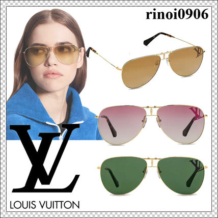 Louis Vuitton MONOGRAM 2020 21AW Unisex Blended Fabrics Tear Drop Sunglasses