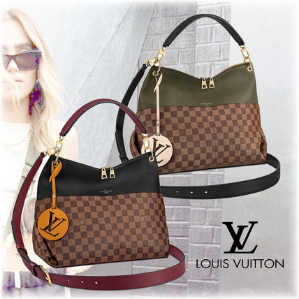 Louis Vuitton 2020 21AW 2WAY Leather Logo Totes N40366 N40369 