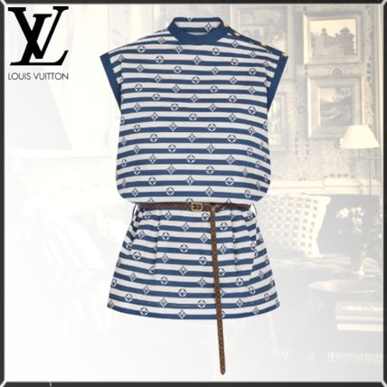 Louis Vuitton MONOGRAM 2020 SS Lv Escale Sleeveless Mini Dress 1A7SKM 