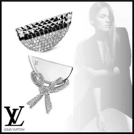 Louis Vuitton Blended Fabrics Street Style Party Style Silver M65158 