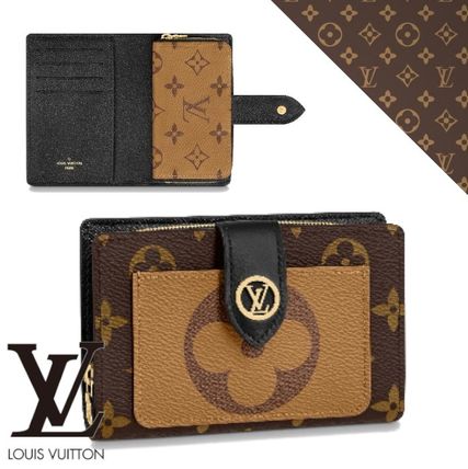 Louis Vuitton 2019 20AW Monogram Canvas Leather Folding Wallet Long Wallet Logo M69432 