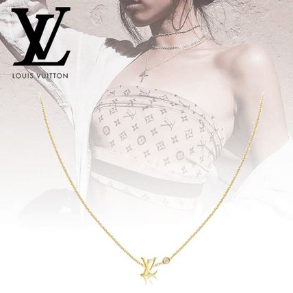Louis Vuitton 2020 SS Casual Style Chain Party Style 18K Gold Elegant Style Q93626 