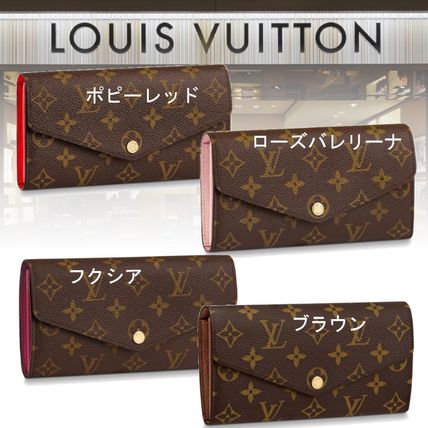 Louis Vuitton 2019 SS Monogram Canvas Blended Fabrics Folding Wallet Logo M62235 M62236 M60531 M62234 