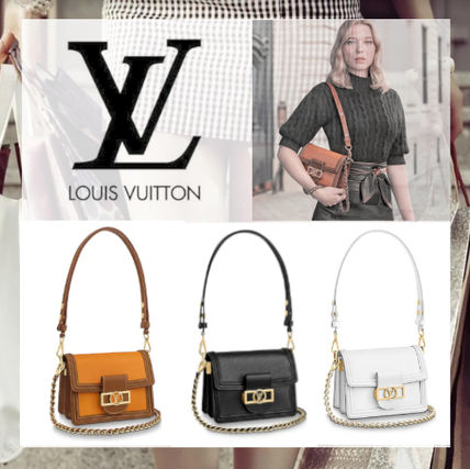 Louis Vuitton 2020 SS Casual Style 2WAY Plain Leather Elegant Style Logo Handbags M55963 M55964 M56251 