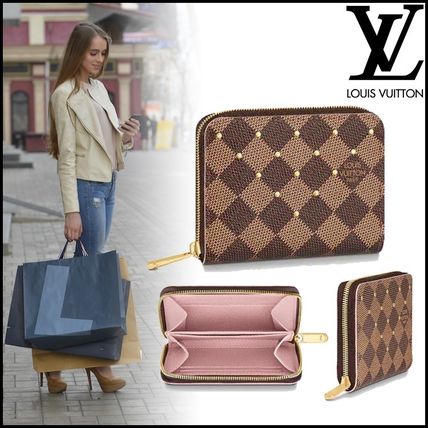 Louis Vuitton 2020 21AW Monogram Canvas Leather Coin Cases N60250 