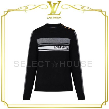 Louis Vuitton 2020 SS Lv Intarsia Signature Pullover 1A5QL9 