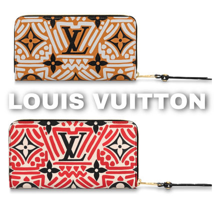 Louis Vuitton 2020 21AW Unisex Leather Long Wallet Logo Long Wallets 