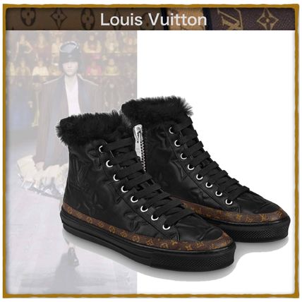 Louis Vuitton 2020 SS Monogram Rubber Sole Unisex Low Top Sneakers 1A5N0C 