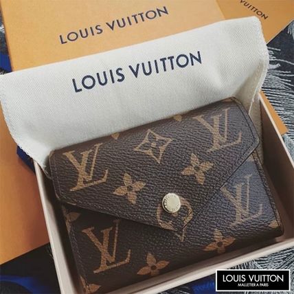 Louis Vuitton MONOGRAM 2018 19AW Monogram Leather Folding Wallet Folding Wallets 
