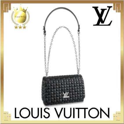 Louis Vuitton TWIST 2020 SS Monogram Casual Style Calfskin Lambskin 2WAY Chain Leather 