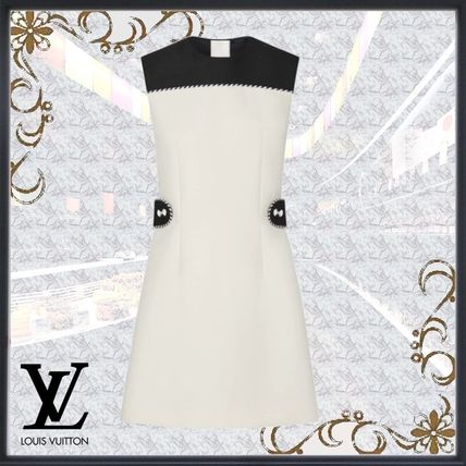 Louis Vuitton 2020 21AW Short Casual Style Wool Silk Sleeveless U Neck Plain 1A7TK7 