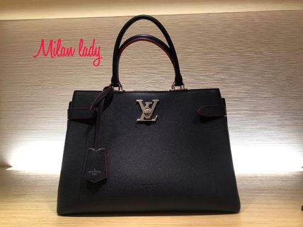 Louis Vuitton LOCKME Leather Handbags M53645 