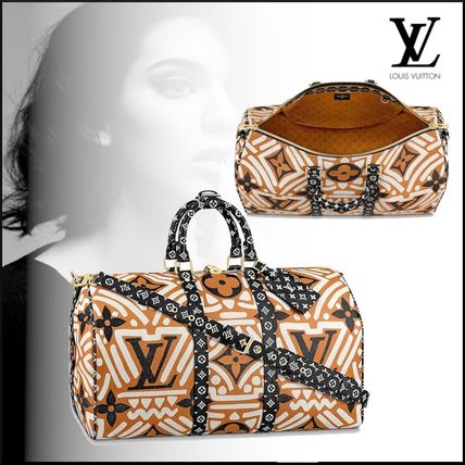 Louis Vuitton Monogram Unisex Canvas Logo Boston  Duffles M45473 