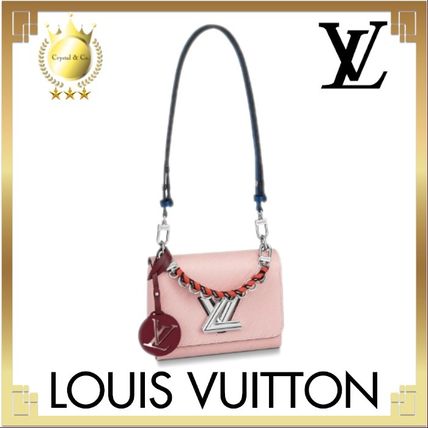 Louis Vuitton TWIST 2020 SS Casual Style 2WAY Bi color Chain Plain Leather Party Style 
