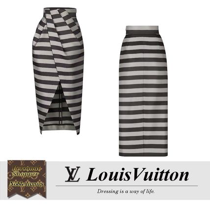 Louis Vuitton 2020 SS Long Draped Skirt 1A6250 