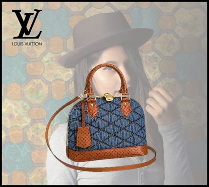 Louis Vuitton 2019 20AW Other Plaid Patterns Canvas Blended Fabrics 2WAY Bi color 