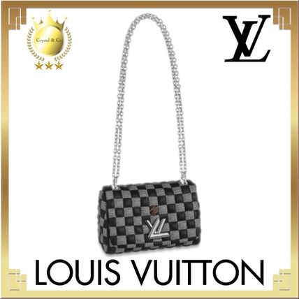 Louis Vuitton TWIST 2020 SS Monogram Casual Style Calfskin Lambskin 2WAY Bi color Chain 