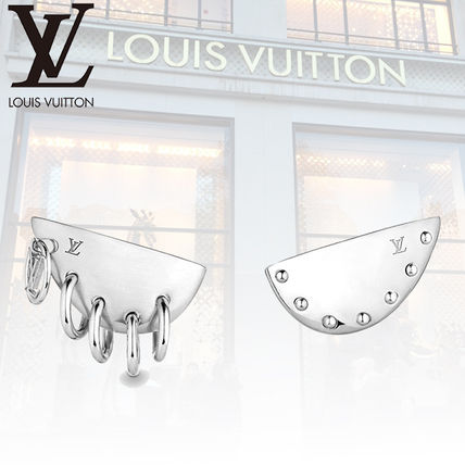 Louis Vuitton 2019 SS Studded Elegant Style Earrings 