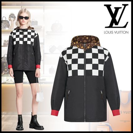 Louis Vuitton MONOGRAM 2020 21AW Short Other Plaid Patterns Monogram Nylon