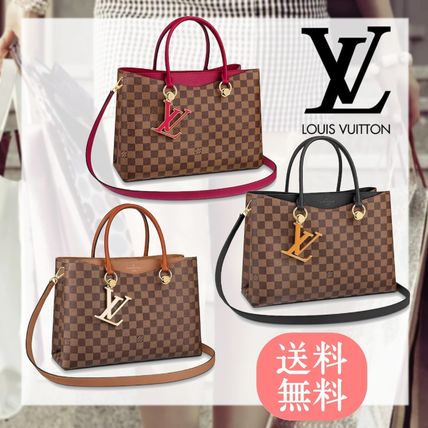 Louis Vuitton Monogram Casual Style 2WAY Leather