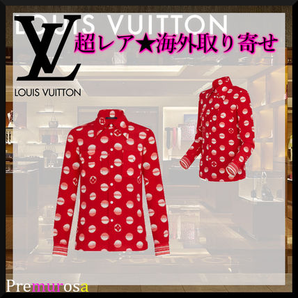 Louis Vuitton Casual Style Silk Long Sleeves