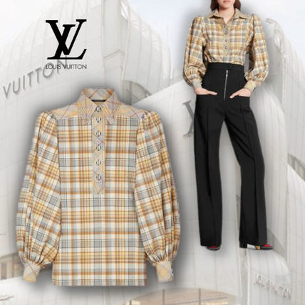 Louis Vuitton MONOGRAM 2020 SS Shirt With Button Up Collar 1A7UNM 