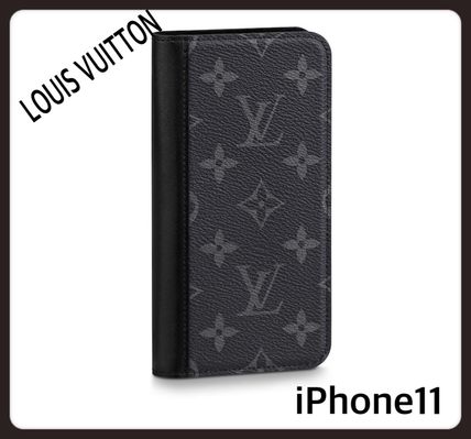Louis Vuitton MONOGRAM Monogram Leather Logo iPhone 11 Smart Phone Cases M69725 
