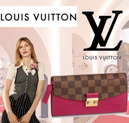 Louis Vuitton DAMIER 2020 21AW Canvas Long Wallets N60207 