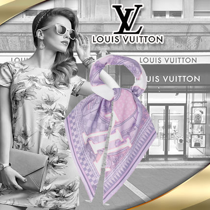 Louis Vuitton Casual Style Silk Office Style Elegant Style M76365 