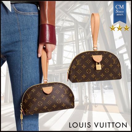 Louis Vuitton MONOGRAM 2020 SS Monogram Unisex Canvas Bag in Bag 2WAY Leather Logo Clutches 