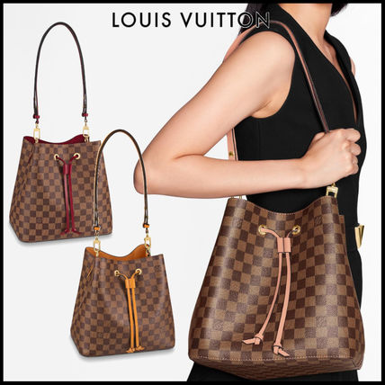 Louis Vuitton NEONOE 2020 SS Other Plaid Patterns Casual Style Canvas 2WAY Bi color 