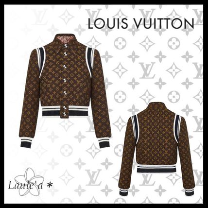 Louis Vuitton MONOGRAM 2020 21AW Paisley And Monogram Reversible Wool Bomber 1A823C 