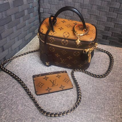 Louis Vuitton 2020 SS Monogram Calfskin Vanity Bags 2WAY Leather Party Style 