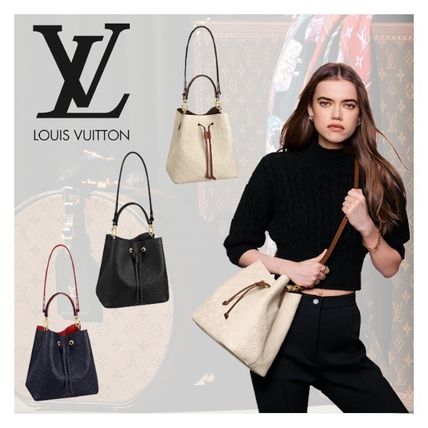 Louis Vuitton NEONOE Monogram Casual Style 2WAY Leather Elegant Style Logo M45306 M45307 M45256 