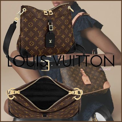 Louis Vuitton MONOGRAM 2020 21AW Monogram Canvas Blended Fabrics 3WAY Bi color Elegant Style M45354 M45353 