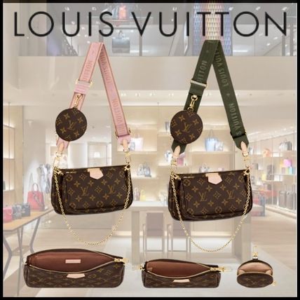 Louis Vuitton MONOGRAM 2020 21AW Monogram Casual Style Calfskin Canvas Blended Fabrics 