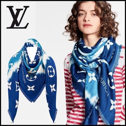 Louis Vuitton Lv Escale Monogram Shawl M76086 