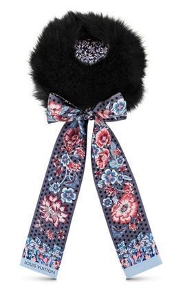 Louis Vuitton 2020 21AW Knit  Fur Scarves M75886 