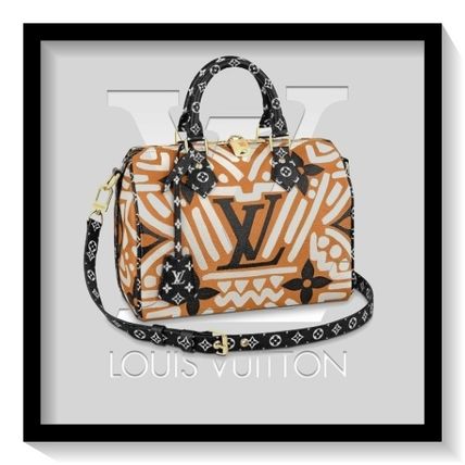 Louis Vuitton Monogram Casual Style Canvas Blended Fabrics 2WAY Leather M56588 