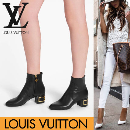 Louis Vuitton Casual Style Plain Leather Elegant Style Formal Style 
