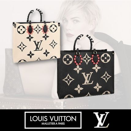 Louis Vuitton MONOGRAM Monogram Casual Style Street Style A4 2WAY Bi color Leather M45372 M45373 